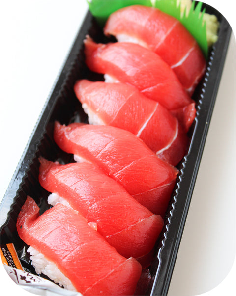 Sushi - Bluefin Tuna Nigiri Salmon