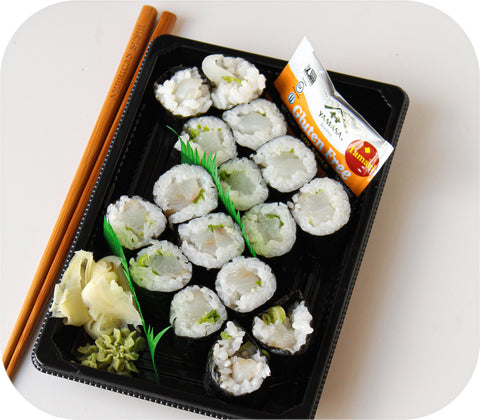 Sushi - Fluke & Scallion Maki 16Pc Salmon