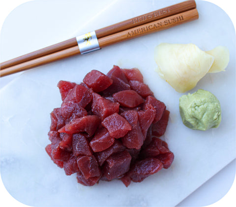 Bluefin Tuna Poke/maki Cubes 5Oz
