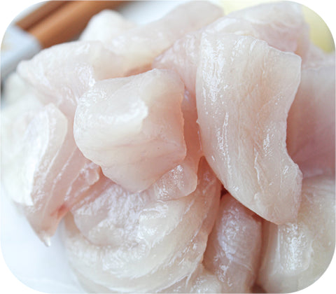 Black Seabass Poke/maki Cubes 5Oz