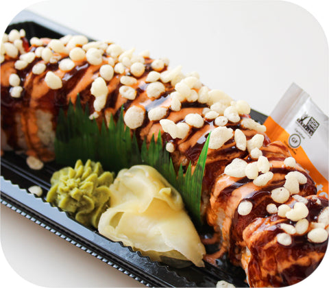 Sushi - Spicy Bluefin Dragon Roll Salmon