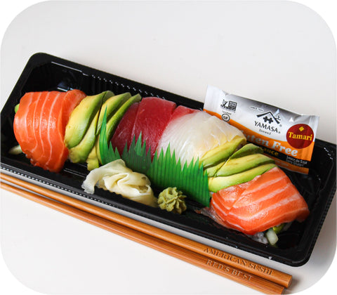 Sushi - Jonah Crab Rainbow Roll Salmon