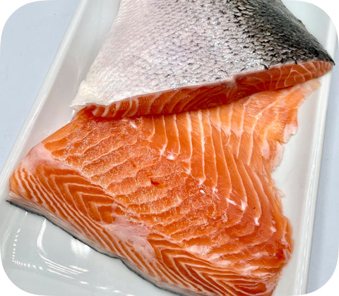 Frozen- Tail/collar Cut Atlantic Salmon 1Lb Pickup