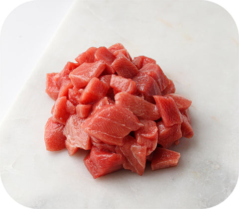 Bluefin Tuna Toro Poke/maki Cubes 5Oz