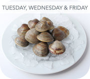 Fresh- Littleneck Clams 20Ct Bag