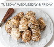 Fresh - Menemsha Creek Oysters - Martha’s Vineyard Ma 20Ct Fish