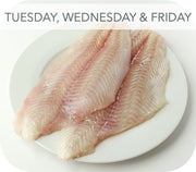 Frozen- Fluke 1Lb White Fish