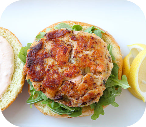 Frozen- Salmon Burgers 2Ct