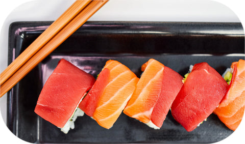 Bluefin Tuna & Atlantic Salmon Roll