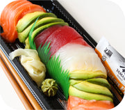 Sushi - Jonah Crab Rainbow Roll Salmon