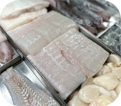 Frozen- Atlantic Halibut 1lb - Christmas Preorder